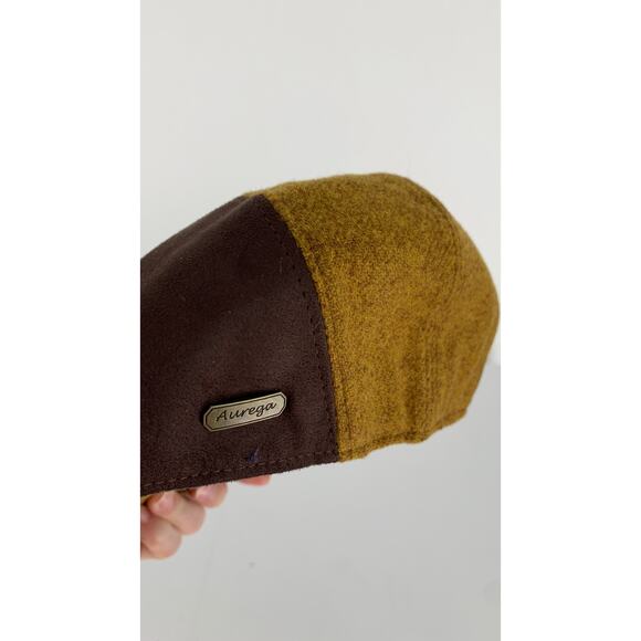 Aurega Taranto C. Shetland Ivy Flat Cap Hat 57 CM Unisex 7 1/8 Brown Wool main image 8